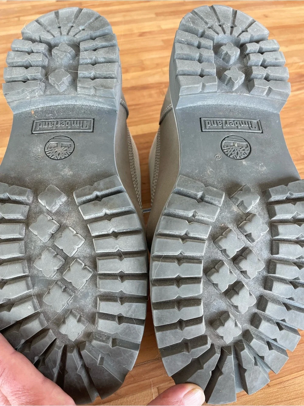 Timberland 2016 men's campsite boots in grey leather and canvas.